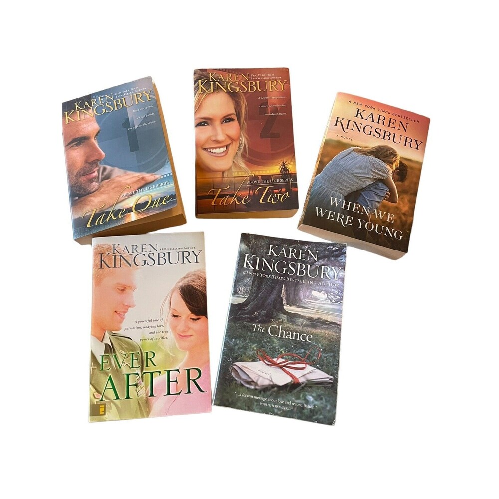 Karen Kingsbury Books Lot Of 5